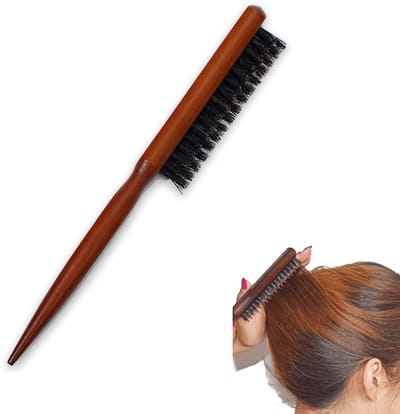 Dailygoods- Haarborstel Antiklit - Houten Handvat - Wildzwijnhaar - Praktisch en Flexibel - Vermindert Haarbreuk - Comfortabel in Gebruik - Stylingborstel