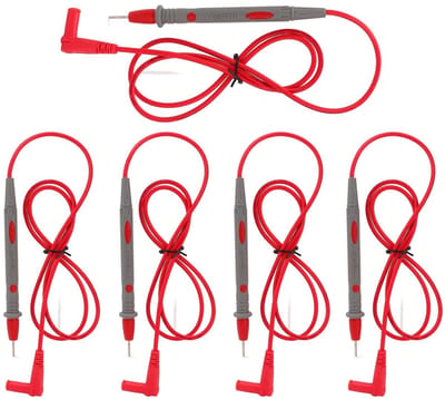 Testsonde Set - Meetkabels - Efficiënt Testen - Vernikkelde Sonde - 10A 1000V - Zwart Rood