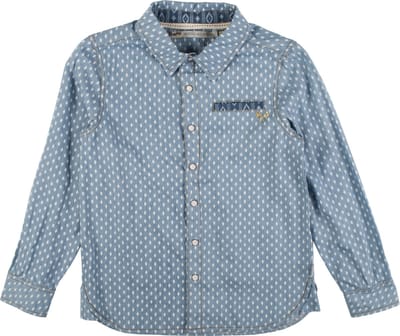 Rumbl Royal - Hemd - blauw - all-overprint - maat 152