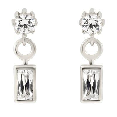 Orphelia 'Madelyn' Dames 925 Sterling Zilveren Oorbellen - Zilver ZO-7583