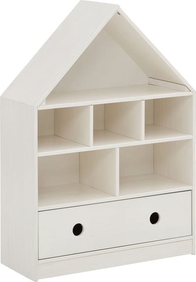 Alpi-Boekenkast - 1-Lade - Wit Grenen