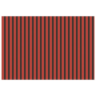 vidaXL - Vervangingsdoek - voor - zonnescherm - Oranje - en - Bruin - 250 - x - 200 - cm