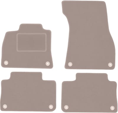 Beige velours vloermatten voor: Audi e-Tron SUV (2018-)