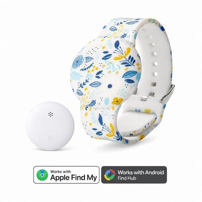 Kinderhorloge - gps armband – werkt met Android Find My Hub - Kinderhorloge met gps - Bluetooth Tracker – Kinderhorloge jongen - Kinderhorloge meisje - Waterdicht – Inclusief tracker - Met geluidssignaal