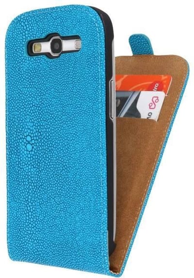 Devil FlipCase Hoesjes - Hoesje Geschikt voor Samsung Galaxy S3 i9300 Turquoise