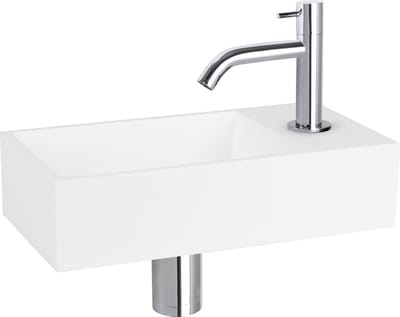 Differnz Fonteinset Mix&match Solid S Gebogen Chroom