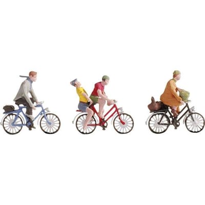 NOCH 36898 N Fietsers figuren Geverfd, Staand