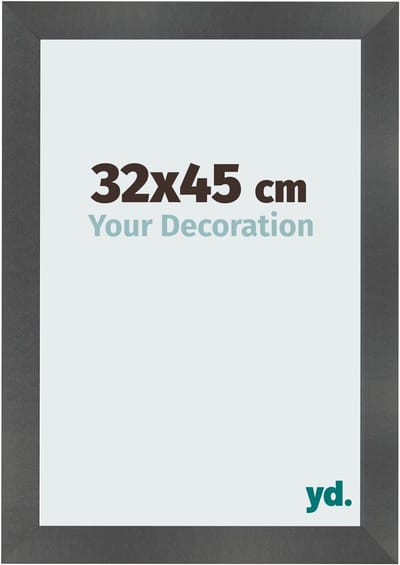 Your Decoration - Fotolijst 32x45 cm - MDF - Zwart Mat - Pisa