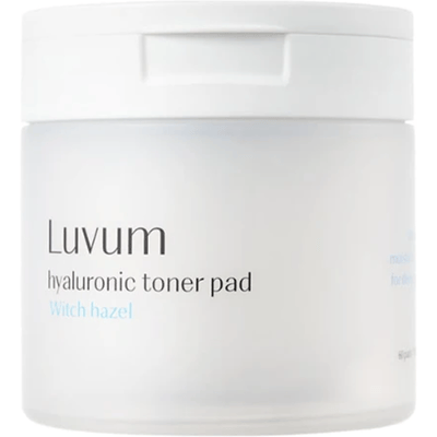 Luvum tonerpads met toverhazelaar en hyaluronzuur (60 stuks)