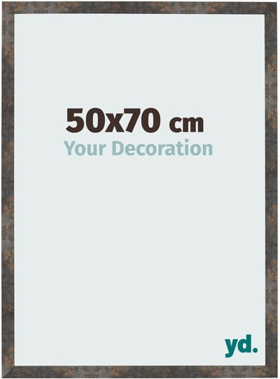 Your Decoration - Fotolijst 50x70 cm - MDF - Geoxideerd Metaal - Bologna