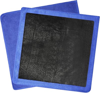 Autoreinigingsdoekjes van klei - Autowasdoek voor klei - Premium microvezel autoreinigingsdoekjes van klei - Krasvrij doe-het-zelf alternatief voor autoreinigingsklei - Reinigingsstick voor klei - Geschikt voor autodetailing - Blauw (30 x 30 cm)