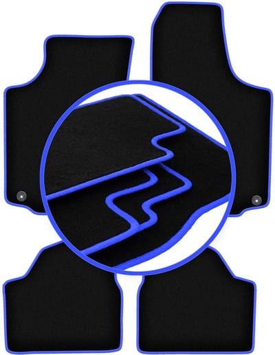 CARLUX-BLUE automatten voor: Opel Corsa C hatchback (2000-2006)