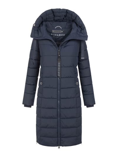 Navahoo Mondmädchen dames wintermantel met capuchon en fleecevoering