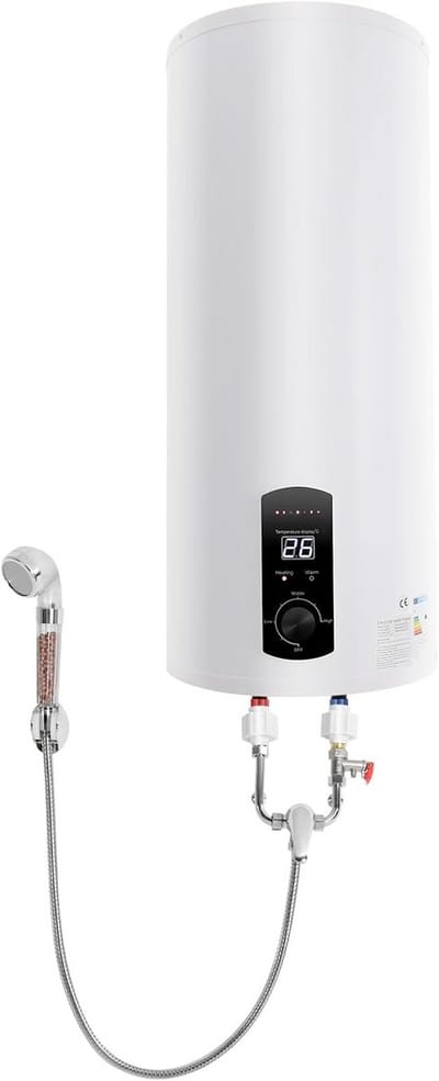 Elektrische Boiler 60 Liter Verticaal - Warmwateropslag met Lekbescherming en Energieklasse B