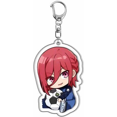 Blue Lock Sae Itoshi Acryl Mooie Sleutelhanger Anime School Campus Merchandise Figuur Grensoverschrijdend Direct Leverbaar Dropshipping 55mm pink