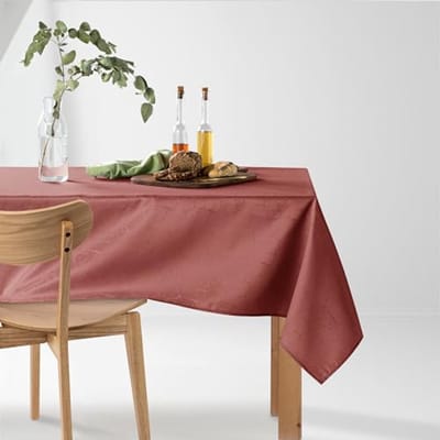 Ovaal Tafelkleed 140 x 240 cm - Afwasbaar en Marmerpatroon voor Binnen en Buiten