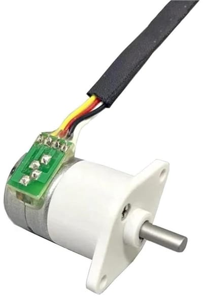 Stappenmotor DC 5V - Mini Motor Tandwielkasten - Robotica Projecten - Volledig Metalen Tandwielen - 15mm - Metaal