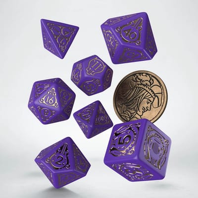 The Witcher Polydice Set. Dandelion - Viscount de Lettenhove