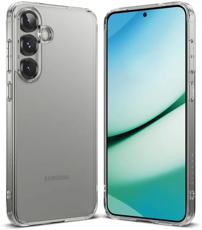 Ringke Fusion | Hoesje Geschikt voor Samsung Galaxy S25 Plus | Back Cover met Antikrascoating | Militaire Standaard | Matte Transparant