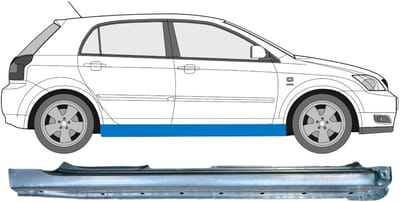Volledige dorpel voor Toyota Corolla E12 2001-2007 / Rechts