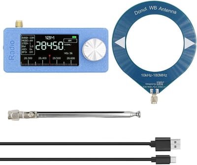Draagbare Radio Ontvanger - Full-Band Radio - Luisteren naar Zenders - 1.9 Inch IPS Scherm