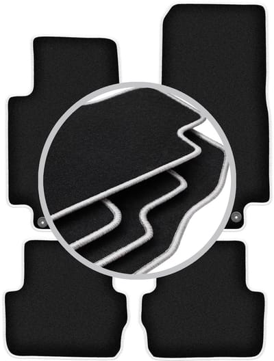 CARLUX-SILVER automatten voor: Jaguar S-Type X204 sedan (2002-2008)
