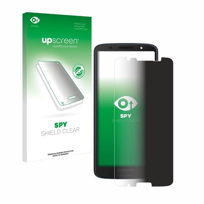 upscreen - privacy screenprotector voor Motorola Moto G6 Plus - Folie Beschermfolie Blauwlichtfilter