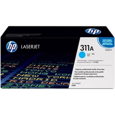 HP Q2681A nr. 311A toner cartridge cyaan (origineel)