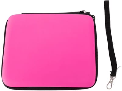 Dailygoods- Draagtas voor 2DS-console - EVA-harde Beschermhoes - 8 Gamekaarthouders - Schokbestendig - Stofdicht - Polsband en Dubbele Ritssluiting - Gameconsole Tas