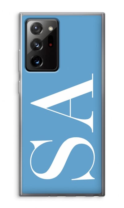 Gepersonaliseerd - Case Company® - Hoesje geschikt voor Samsung Galaxy Note 20 Ultra / Note 20 Ultra 5G hoesje - Monogram N°2 - Soft Cover Telefoonhoesje - Bescherming aan alle Kanten en Schermrand