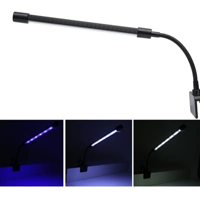 Lampe LED 7W pour Aquarium, Barre Lumineuse, Lampe de Croissance Dimmable pour Plantes Aquatiques black