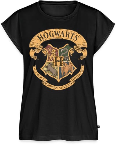 Harry Potter Zweinstein Wapenschild Hogwarts Vrouwen Premium Bio Top