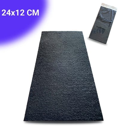 FSW-Products - Premium Zelfklevende Meubelvilt Vloerbeschermers - 1 Vel 240x120 mm - Zwarte Antikras Viltjes voor Stoelpoten - Rechthoekig en Vierkant Plakvilt