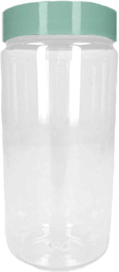 Plasticforte Voorraadpot/bewaarpot - 550 ml - kunststof - mintgroen - B7 x H16 cm