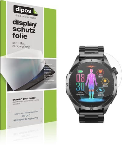 dipos – 6x Matte Beschermfolie geschikt voor AAFGVC BEYERSWERK Alpha Pro | Krasbestendige & antireflecterende Screenprotector Ultra-Thin