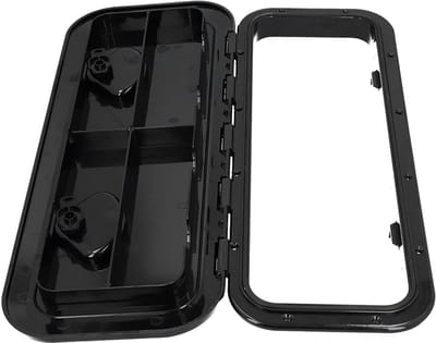 Dailygoody - Marine Deck Access Hatch - Inspectieluik met Slot - Anti-UV en Non-slip - 24 x 9.5 Inch - Duurzaam en weerbestendig - Geschikt voor boten