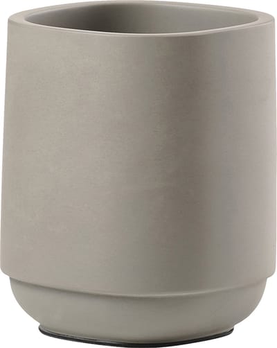 Zone Denmark Time Tandenborstelbeker - Beker voor Tandenborstels - Tandenborstelhouder - Toilet & Badkamer Accessoires - 9,8 x 8 cm - Concrete
