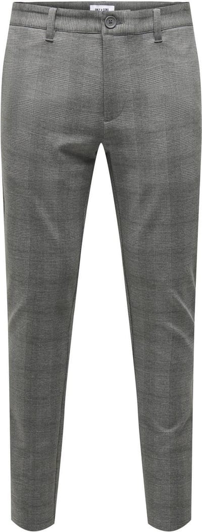 ONLY&SONS - ONSMARK SLIM CHECK 020919 PANT NOOS - Heren - Broeken