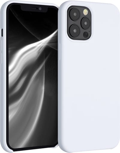 kwmobile telefoonhoesje geschikt voor Apple iPhone 12 Pro Max - Hoesje met siliconen coating - Smartphone case in wit