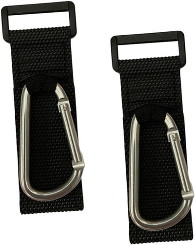 Kinderwagenhaken - Babywagen accessoires - Tassen dragen - Sterk draagvermogen - 2 stuks - Zilver