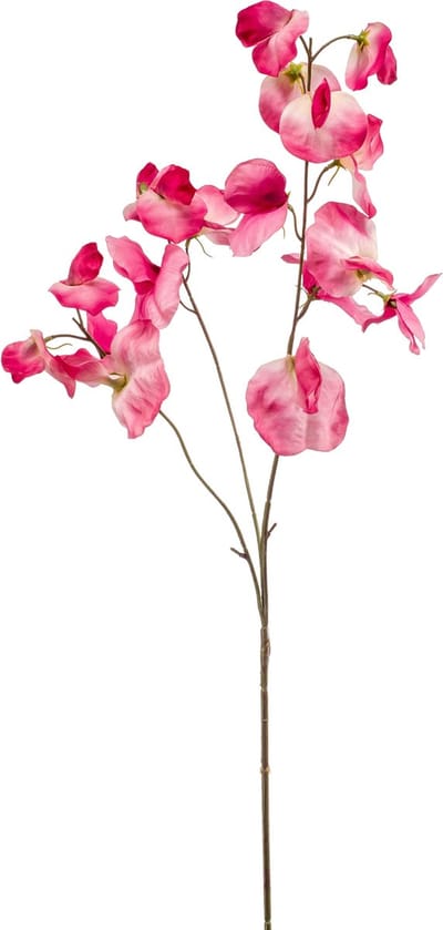 Emerald - Kunstbloem Pronkerwt 75cm roze - Kunstplant voor binnen