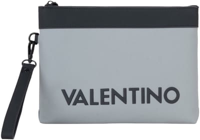 VALENTINO accessoiretas Axel Soft Cosmetic Case Ghiaccio grijs