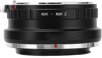 Allecto - FTZ-lensadapter - FTZ-montageadapter - Aluminium - Z-montageadapter - Compatibel met Z-camera's - Geschikt voor Z6 Z7 Z50 Z5 Z6II Z7II Zf...