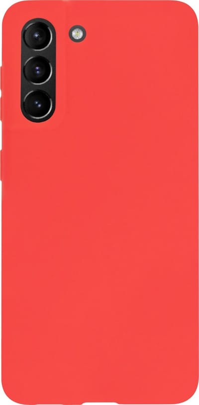 BMAX hoesje geschikt voor Samsung Galaxy S21 Plus / Dun en beschermend telefoonhoesje / Case / Beschermhoesje / Telefoonhoesje / Hard case / Telefoonbescherming - Rood