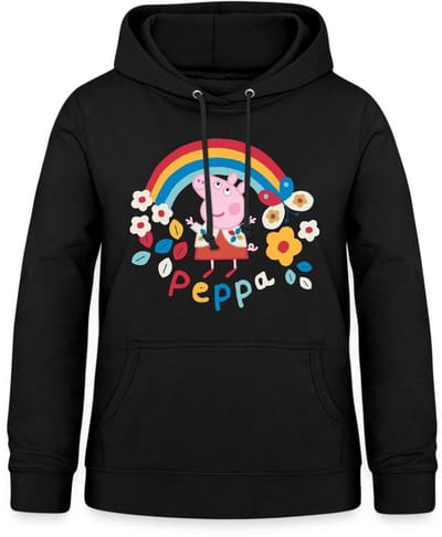 Peppa Pig Regenboog Hoodie Dames