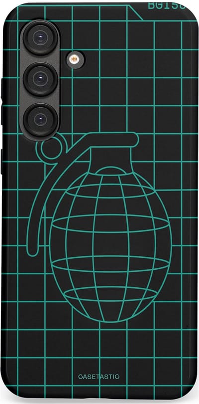 Casetastic Hoesje Geschikt voor Samsung S25 Plus - Stijlvolle Beschermende Duo-layer Case - Retro bom