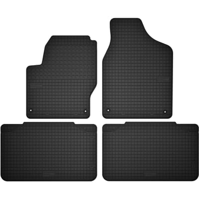 Wielganizator SolidTread Serie - Rubber Auto Matten - Zwart - Passend voor Volkswagen Sharan I