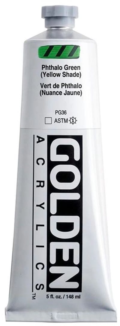 Golden Heavy Body Acrylverf Phthalo Groen (Geelachtig) 148 ml