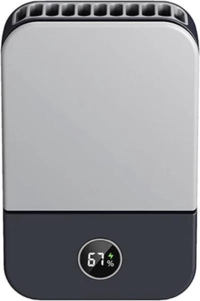 Draagbare nek ventilator - Krachtige USB Draagbare Ventilator | Mini ventilator | Tafel Ventilator | Draagbare Fan | Nek Fan Blauw