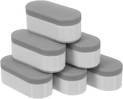 Toiletbril Bumpers - Zelfklevende Pads - Badkamer Comfort - Geluiddempend Ontwerp - 6 Stuks - Grijs